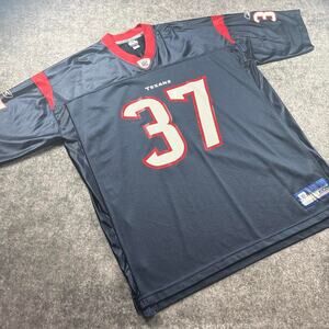 Reebok Houston Texans D. Davis 37 NFL Jersey Men’s 2XL Navy Blue